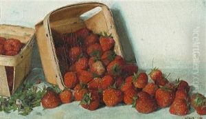 A Punnet Of Strawberries by Joseph Decker