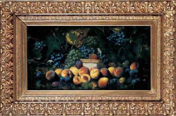 Still Life With Grapes And Peaches - view 1