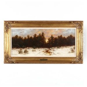 Sunset Over The Clearing by Robert M. Decker