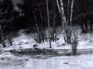 Winter Stream by Robert M. Decker