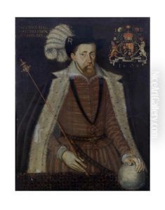 Portrait Of King James I Of England And Vi Of Scotland