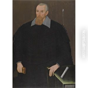 Portrait Of Edward, Lord Bruce by John Decritz the Elder
