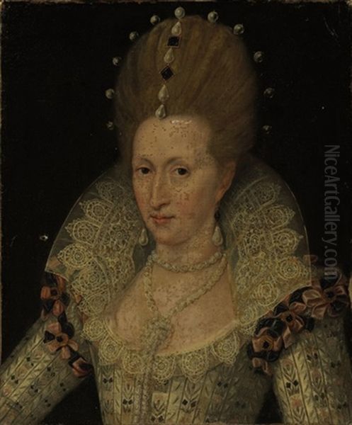 Portrait Of Queen Anne Of Denmark - view 1