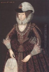 Portrait Of A Lady by John Decritz the Elder