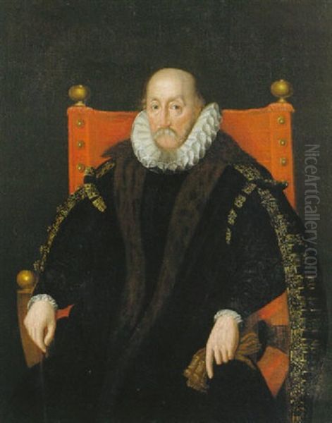Portrait Of Sir Henry Norris Of Rycote, Oxfordshire - view 1
