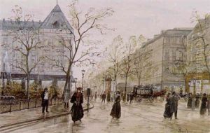 City Street Scene by Jan Dedina