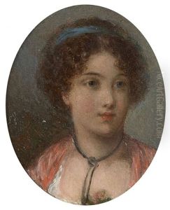Portraits De Jeunes Filles by Pierre Joseph Dedreux-Dorcy