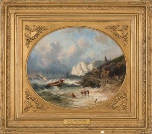 The Coast Of Normandy by Alexandre Defaux
