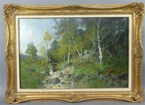 Paysanne Sur Le Chemin by Alexandre Defaux