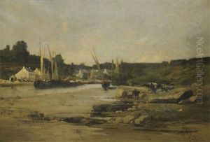 Le Port De Pont-aven by Alexandre Defaux