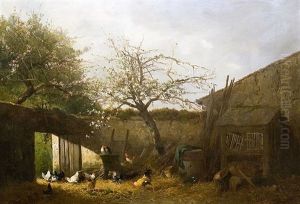 Hens At The Barn
