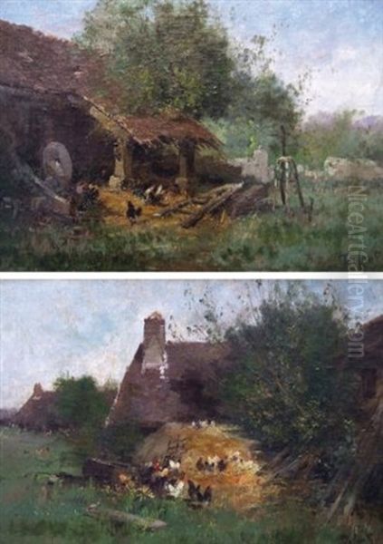 Scenes De Basse-cour (2 Works In 1 Frame) - view 1