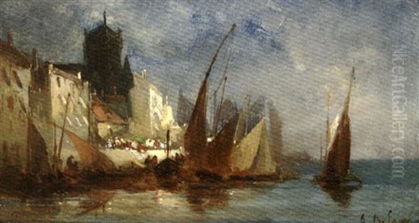 Bateaux De Pecheurs A Quai - view 1