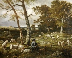 Berger Et Son Troupeau