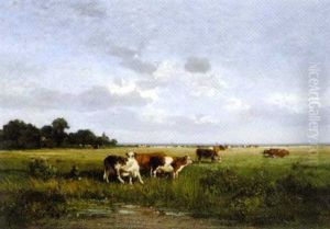 Le Troupeau De Vaches En Normandie