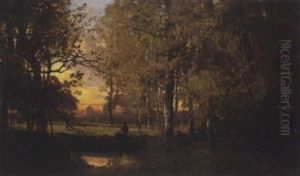 Personnage Dans Un Sous-bois by Alexandre Defaux