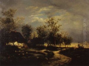 Landschaft Mit Hof by Alexandre Defaux