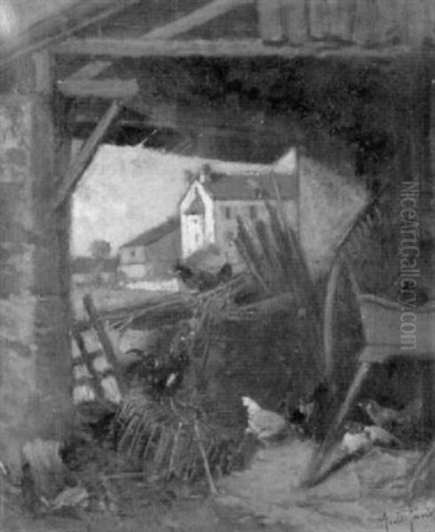 Huhner In Der Scheune - view 1
