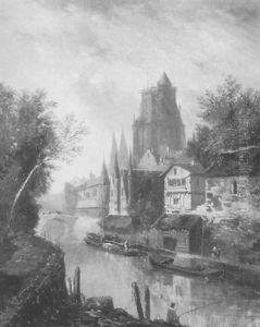 Village Church Overlooking The River