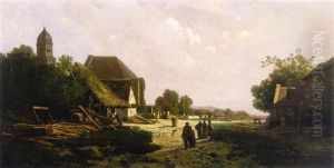 The Road To The Village by Alexandre Defaux