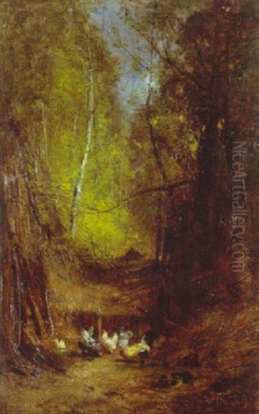 Les Poules Dans La Foret - view 1