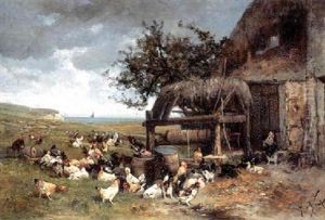 Coqs, Poules Et Canards