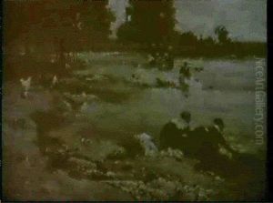 Les Bords Du Loing by Alexandre Defaux