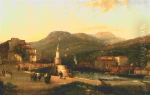 Nice Le Port by Jean-Joseph-Jules Defer