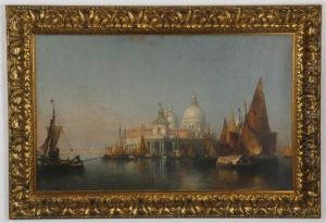 Morning In Venice--dogana (custom House) And Church Of The Santa Maria Della Salute