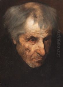 Bildnis Eines Alten Mannes by Franz Von Defregger