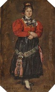 Young Woman In Costume Young Woman In Costume