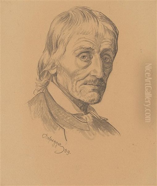 A Portrait Study Of A Man - view 1