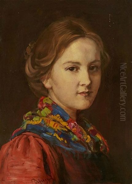 A Portrait Of A Young Tyrolean Woman - view 1