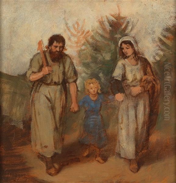 Holy Family (study For The Altarpiece "the Holy Family" In Dolsach) - view 1
