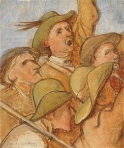 Farmers by Franz Von Defregger