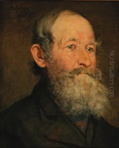 Portrait Of A Man by Franz Von Defregger