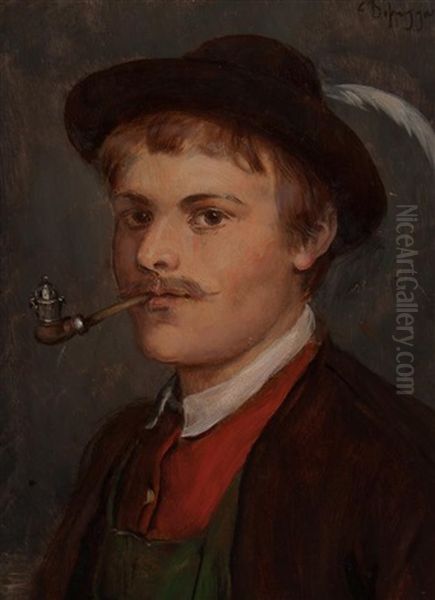 Man With Pipe - view 1