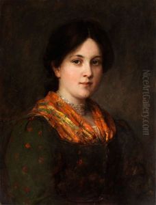 Madchenportrait, Um 1890