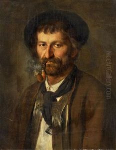 Portrat Eines Tiroler Bauern