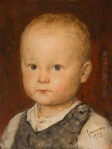 Hermann, Der Sohn Des Kunstlers by Franz Von Defregger