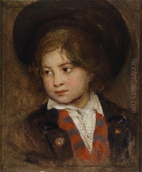 Portraitstudie Eines Jungen Knaben - view 1