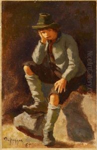 Hirtenjunge by Franz Von Defregger