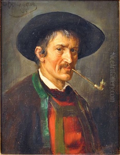 Man With Pipe - view 1