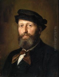 Bildnis Georg Von Hauberrisser (graz Munchen) by Franz Von Defregger