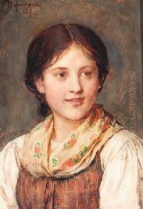 Portrait Of A Bavarian Girl