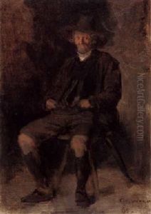 Der Staller Nantl Von Windisch-matrei by Franz Von Defregger