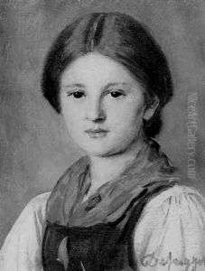 Portrait Eines Jungen Maedchens