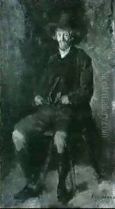 Der Staller Nantl by Franz Von Defregger