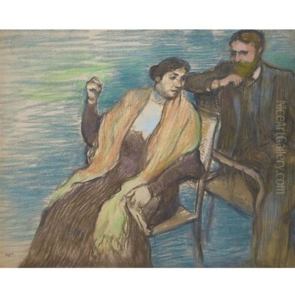 Un Portrait - M Et Mme Louis Rouart (sketch) - view 1