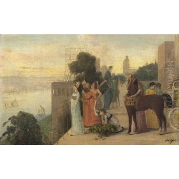 Semiramis Construisant Une Ville - view 1